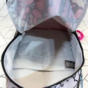 Sanrio Hello Kitty Backpack OSFA Pink White Bioworld 19 Inch Laptop Sleeve Padded Back thumbnail 9