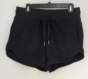 HALARA Women's Cotton Blend Black‎ Shorts | LARGE thumbnail 1