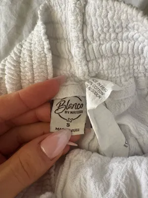 Blanco by Nature white ruffle mini skirt thumbnail 3