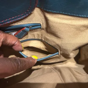 Hype Stylish Blue Leather Tote Bag thumbnail 11