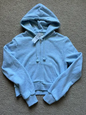 John Galt Cropped Zip Up Hoodie thumbnail 1
