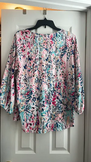 Floral Blouse Multi Size L thumbnail 2