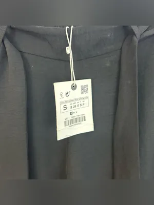 NWT H&M Black Tie Waist High Waist A-line Shorts SIze Small thumbnail 7