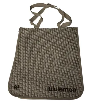Lululemon Athletica Black and Gray Patterned Tote Bag thumbnail 1