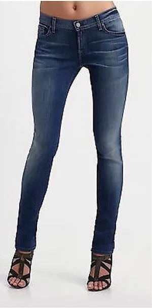 7 for all mankind faded jeans. EUC thumbnail 1