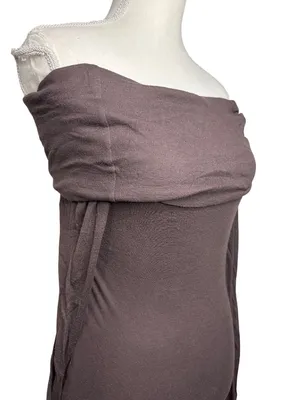 By Malene Birger Jytte Off The Shoulder Dress in Brown XSmall Womens Maxi Gown M thumbnail 6