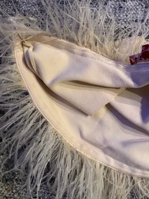 Staud Nellie Feather Crop Top thumbnail 6