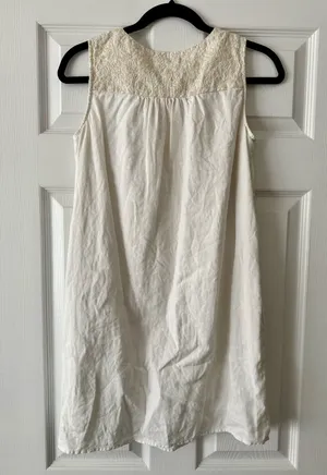 Madewell Embroidered Linen Mini Dress thumbnail 2