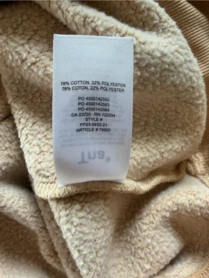 Aritzia TNA CozyAF Crewneck Sweatshirt‎ Tan Beige Medium thumbnail 7