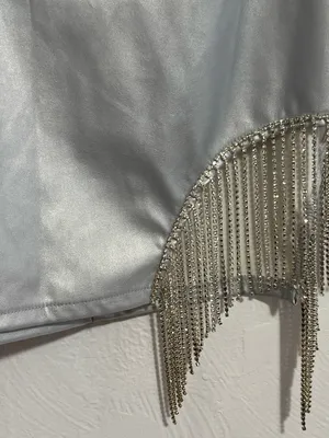 Windsor NWT Feeling Fine Rhinestone Mini Skirt Size M thumbnail 8