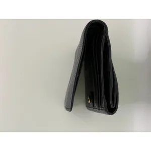 Chloé EUC Small Black and Gold Multi-Compartment Snap Wallet thumbnail 4