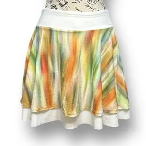Calia S Green Cream Golf‎ Skort Mesh Double Layer Pocket Stretch Activewear NWT thumbnail 9