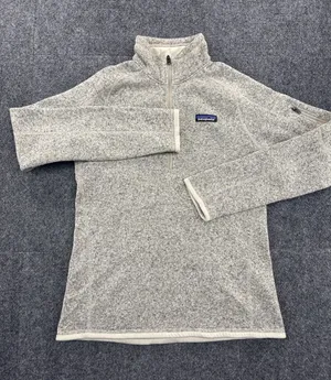 Patagonia Better Sweater 1/4 Zip Women’s S Pelican Gray Fleece Pullover thumbnail 1