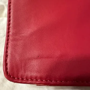 Red and Black Patterned Leather Crossbody Bag thumbnail 12