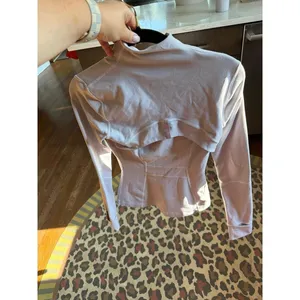 Lululemon Define Jacket featuring a full zipper and a high neck white 4 thumbnail 3