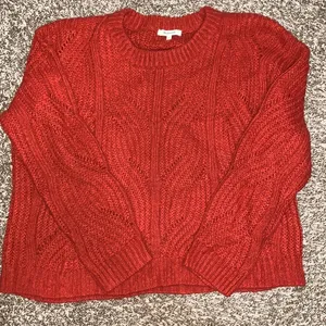 Madewell Sweater burnt orange woman size LARGE thumbnail 1