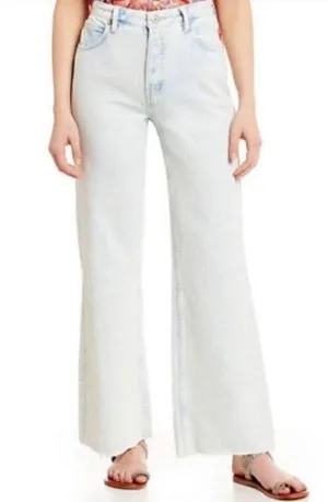 Free People High Rise Straight Jean thumbnail 1