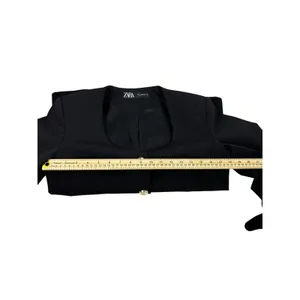 ZARA Black Blazer Dress Jacket Coat Medium M Morocco Comfort Suit thumbnail 6