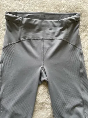 Lululemon SenseKnit Running High-Rise Short 10" Grey Size 6 thumbnail 6