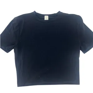Lululemon Wundermost Ultra-Soft Nulu Crewneck Cropped T-Shirt Black XS thumbnail 3
