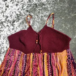 Xhilartation Maxi Dress W/ Crochet Top‎ thumbnail 5