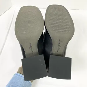 Sam Edelman New York Quincy Black Leather Horse Bit Square Heeled Loafers thumbnail 7