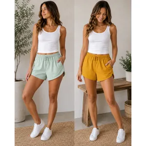 Bundle of Columbia Women's Athletic Shorts in Sage‎ Green & Mustard thumbnail 2