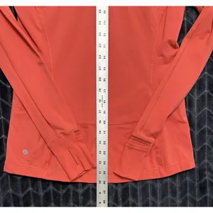 LULULEMON Women's Race GRACE 1/2 ZIP Coral Size 6 thumbnail 9