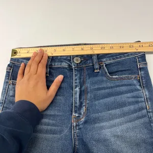 American Eagle Outfitters Hi-Rise Jegging Jeans Women 8 Short Blue‎ Denim Cotton thumbnail 7