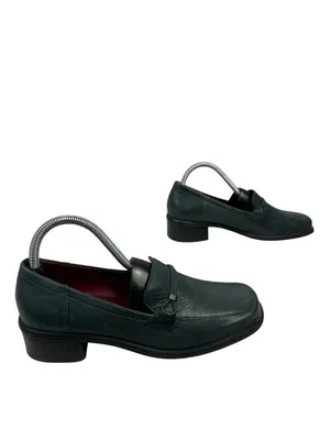 Naturalizer Womens Leather Loafers Black Size 7.5M Slip-On Comfort Shoes thumbnail 3