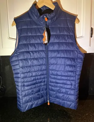 Save the duck Navy puffer vest L thumbnail 1