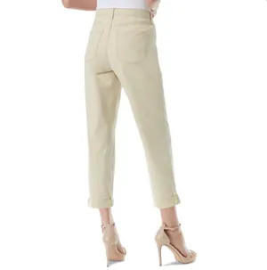 NWT 22W Plus Size Jessica Simpson Women’s Slouchy Boyfriend Khaki Ankle Cropped Chinos Pants thumbnail 2