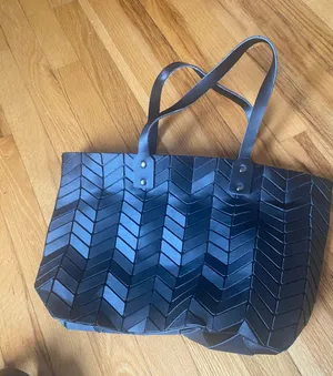 Patrizia Luca Milano Tiled Tote Bag Black thumbnail 2
