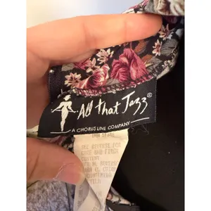Vintage 90s All That Jazz Floral Rayon Midi Dress Cross Back Strap Grunge Retro thumbnail 8