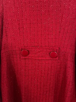 Women’s red peacoat thumbnail 6