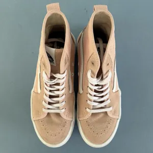 Vans Sentry Sk8-Hi Dusty Rose Pink Suede Canvas Platform Lug Sole Sneakers‎ thumbnail 7