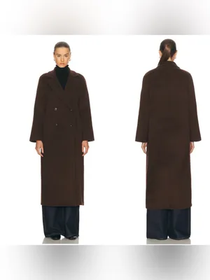 NWT Jenni Kayne Olivia Coat In Chocolate Brown Size Medium thumbnail 2