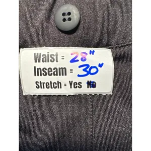 Yogipace Women Gray Cropped Straight Leg‎ Stretch Jeans Size L thumbnail 3