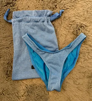 Triangl Sparkle Bikini Bottom Blue XS thumbnail 1