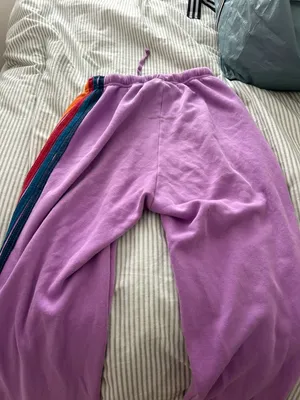 Purple Aviator Nation Sweatpants thumbnail 5
