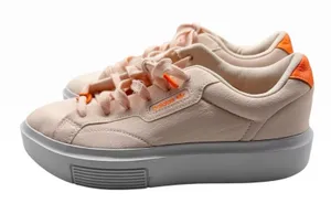 Adidas Sleek Super Pink Low Top Platform Sneakers Women’s Size 8 Canvas Orange thumbnail 1