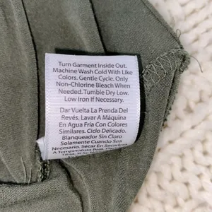 Time and Tru olive green super soft babydoll top size extra large 16-18 thumbnail 5