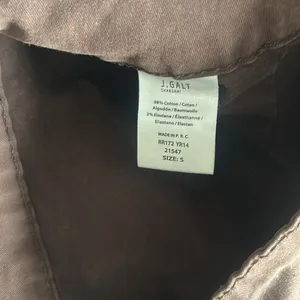 J Galt Brandy Melville Brown Flare Pants Size Small thumbnail 5