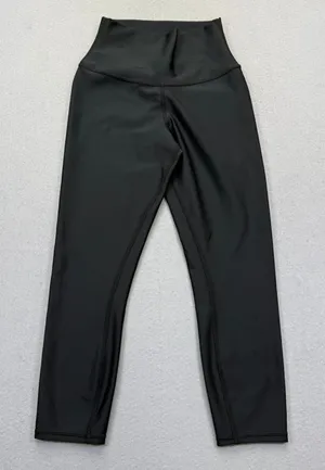 Alo Yoga Airbrush High Waist 7/8 Leggings Black XS RN87370 Activewear Yoga Pants thumbnail 1
