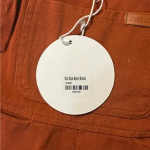 Oh Polly NWT Burnt Orange Overalls- Size Small thumbnail 3