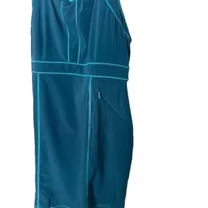 Title Nine Blue Green Athletic Outdoor Zip Pockets Tank Dress Size 8 Golf Tennis thumbnail 3