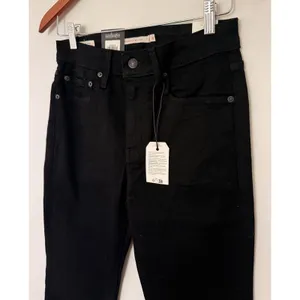 Levis 725 High Rise Bootcut Jeans Midnight Gaze Black Stretch Denim Sz 28/32 thumbnail 3