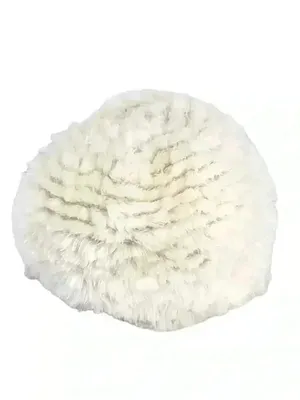 Vintage Hat Hansen Faux Fur White Winter Made In The Usa Adjustable Cap thumbnail 14