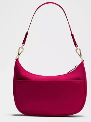 Lululemon City Essentials Small Shoulder Bag 3L Berry Rumble Sold Out color NWT thumbnail 3