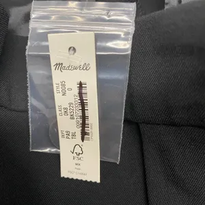 Madewell Pants Womens 0 Black The Fairbanks Mid Rise Office‎ Minimal NO085 thumbnail 11